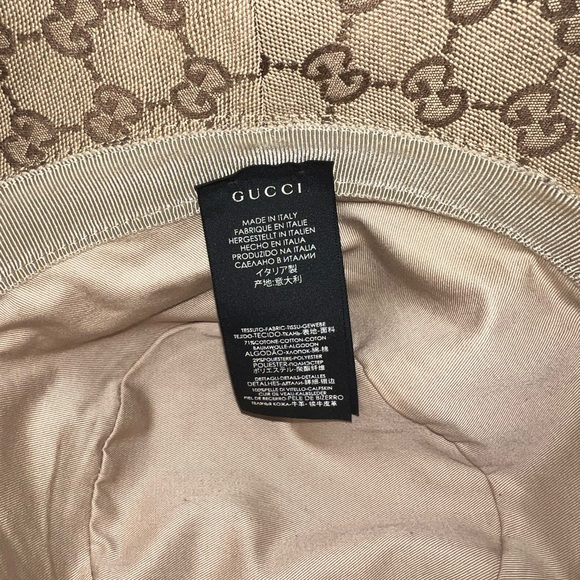 *SOLD* Gucci GG Canvas Bucket Hat *SOLD* - Picture 4 of 6